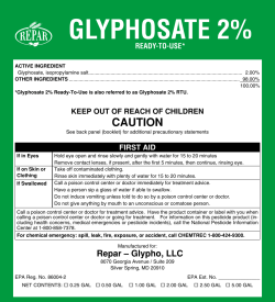 glyphosate 2%