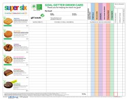 goal getter order card