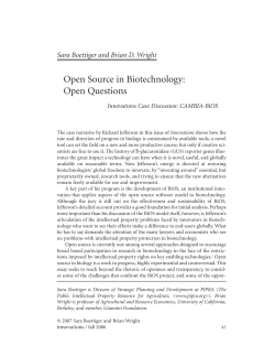 Opportunities and Challenges for Open Source in