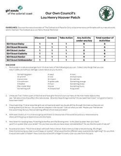 Patch - Our Own Council`s Lou Henry Hoover