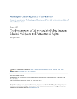 The Presumption of Liberty and the Public Interest