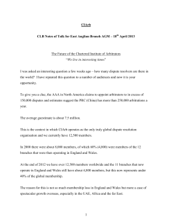 18th April 2013. Charles L Brown