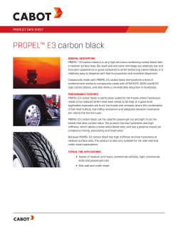 PROPEL&trade; E3 carbon black