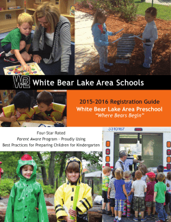 Early Childhood Registration Guide