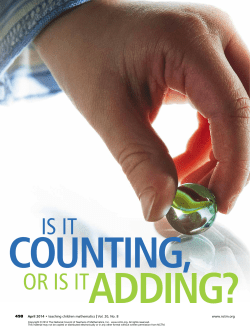 Is It Counting, or Is It Adding?