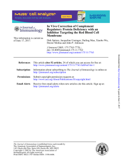 Membrane Inhibitor Targeting the Red Blood Cell Regulatory
