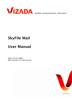 SkyFile Mail User Manual
