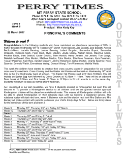 newsletter-march-22 - Mount Perry State School