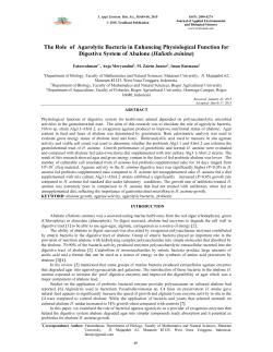 The Role of Agarolytic Bacteria in Enhancing Physiological Function