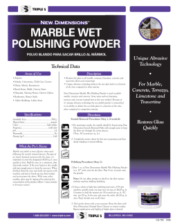 marble wet polishing powder