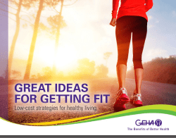 great ideas for getting fit