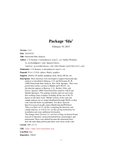 Package `fda`