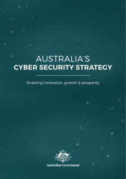 Australia`s Cyber Security Strategy