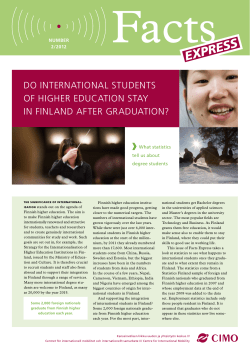 do international students of higher education stay in finland
