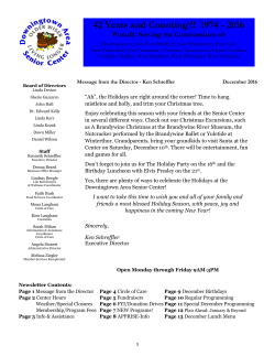 42 Years and Counting!!! 1974 - 2016