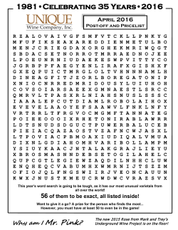 1981&bull;Celebrating 35 Years&bull;2016