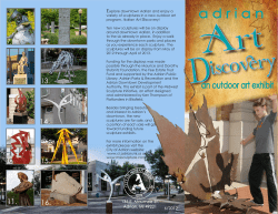 Art Discovery Brochure - Midwest Sculpture Initiative
