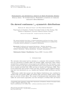 On skewed continuous ln,p