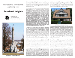 Acushnet Heights - New Bedford Preservation Society