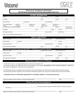 Registration Paperwork