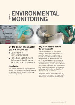 EnvironmEntal monitoring