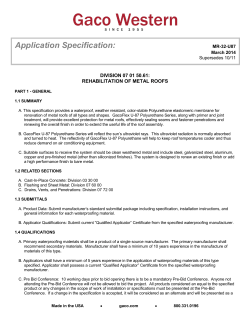 Application Specification: