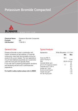 Potassium Bromide Compacted - ICL-IP