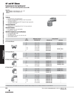 Appleton&trade; 45&deg; and 90&deg; Elbows Catalog Pages