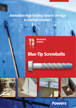 Blue-Tip Screwbolts