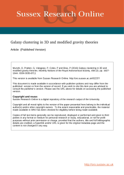 Galaxy clustering in 3D and modified gravity theories