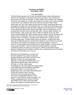 ENGL402-Milton-Paradise Lost Book 1