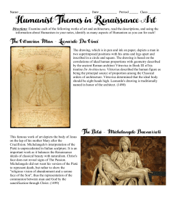 Humanist Themes in Renaissance Art