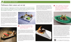 Tableware that comes out on top