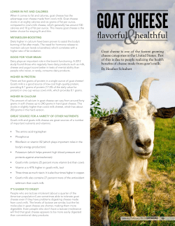 Goat Cheese Article - KeHE Fresh Products > Home