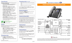 Polycom VVX 410 Phone Quick Reference Guide