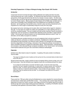 Evaluating Progressivism: A Critique of Biological Analogy