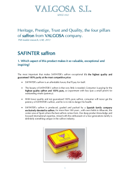SAFINTER saffron