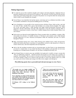 1 Making Opportunity The following quotes have a powerful and