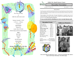 December Newsletter - Eddie Dee Smith Senior Center