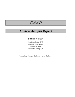 Content Analysis Report