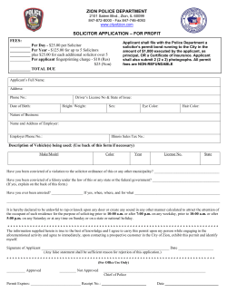 for profit - City of Zion