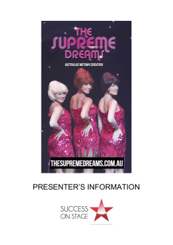 The Supreme Dreams Presenter`s Pack