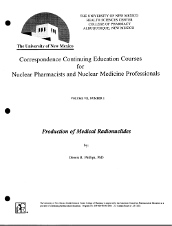 Correspondence Continuing Education Courses for Nuclear