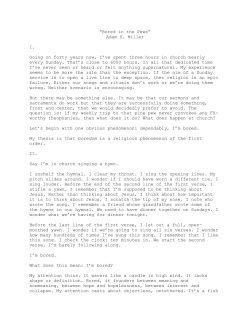 Miller Adam&ndash;Boredom&ndash;MSH 2013