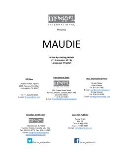 Press Kit - Mongrel Media