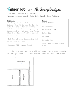 f shion lab by M Avery Designs