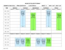 Spring 2017 - Helene Fuld College of Nursing
