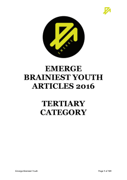 emerge brainiest youth articles 2016 tertiary category