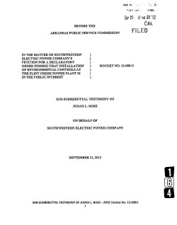 1 - Arkansas Public Service Commission Website