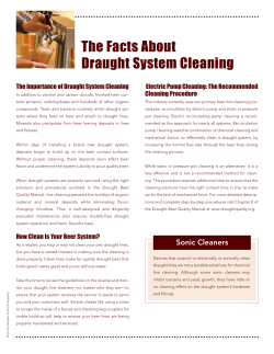 The Facts About Draught System Cleaning